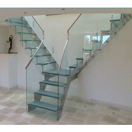玻璃楼梯厂-晋瑶木业-在线咨询-铁岭玻璃楼梯