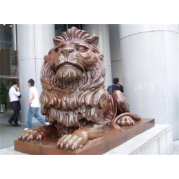 漯河纯铜狮子雕塑-坤朋-纯铜狮子雕塑*