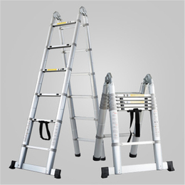 铝合金梯子-万淘工贸安全美观-伸缩铝合金梯子