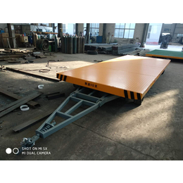 平板拖车图片-大载重平板拖车价格-带护栏平板拖车