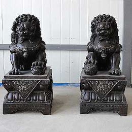 铜狮子工艺品-鼎泰雕塑-江苏铜狮子