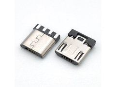 MICRO USB 5P公头焊线式超短体前五后四有弹7.65长 迈克公头.jpg