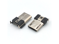 MICRO USB 5P公头贴板式 带勾脚 有卡勾 迈克公头 (5).jpg