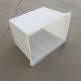 供应塑料方箱可订制塑料盆K300L印染箱推布车箱食品级
