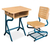 HL-A2016 塑钢升降课桌椅缩略图1