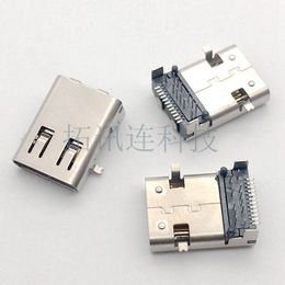 USB  C TYPE 24P DIP+SMT母座 加长款