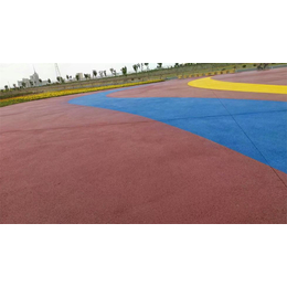重庆彩色透水混凝土路面做法指导 彩色透水混凝土增强剂厂家自销