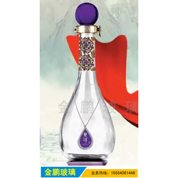 婚宴玻璃酒瓶-衢州玻璃酒瓶-金鹏玻璃(查看)