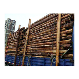 徐州景观木桩-宣城顺发杉木桩厂家-河道景观木桩