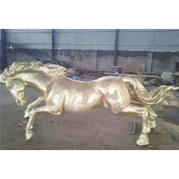 大型铜飞马雕塑订做-铜飞马雕塑订做-世隆铜雕塑
