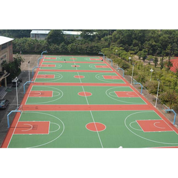 硅pu塑胶篮球场施工-陕西塑胶篮球场-安康塑胶篮球场