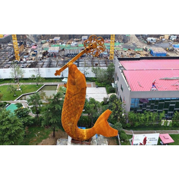 鱼跃龙门铜雕塑厂家-艾品雕塑(在线咨询)-沧州鱼跃龙门铜雕塑