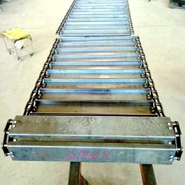 承重型链板输送带不锈钢链板工业输送带折弯扣板链板