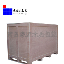 青岛潍坊木箱生产厂家 港口提供打托服务简单快捷出口用