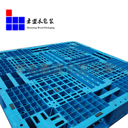 青岛出口托盘 蓝色全新塑料托盘化工常用韧性强大批销售