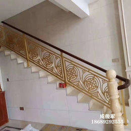 上海别墅铜艺楼梯价格 时尚居家场所定制