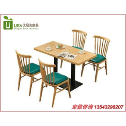 港式餐厅桌椅卡座沙发实木餐厅桌椅量身定制工厂