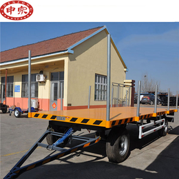 重型平板拖车零售-潍坊重型平板拖车-申宗机械(查看)