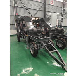 河南曼威机械设备公司-贵阳轮胎式移动制砂机
