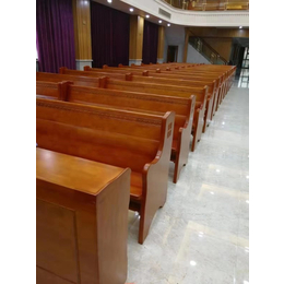 杭州教会实木长椅-丽明家具只为教会生产-教会实木长椅厂商