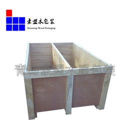 青岛出口木箱批发定制出口常用包装箱三合板免熏蒸围板箱