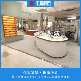 眼镜店展示柜定制 南京展示柜设计安装厂家 眼镜展柜价格