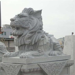 做旧狮子雕塑多少钱-巴彦淖尔狮子雕塑多少钱-乾锦园林雕塑