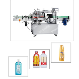 洗衣液双面贴标机厂家*-轻松包装-上海双面贴标机