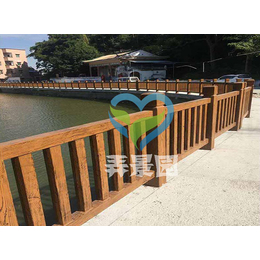 长乐仿木纹栏杆-仿木纹栏杆施工-福州弄景园景观工程