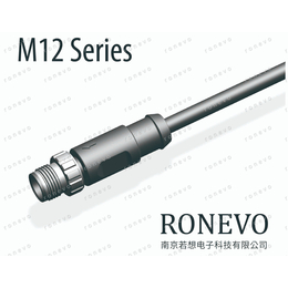 M12连接器针式电缆预铸-南京若想电子