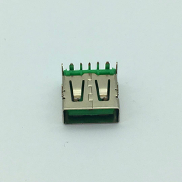 USB母座5P大电流90度绿色缩略图