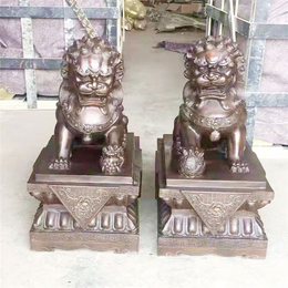 故宫铜狮子-铜雕狮子定制厂-故宫铜狮子的含义