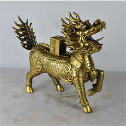 铸铜麒麟制作-旭升铜雕(在线咨询)-贵州铸铜麒麟