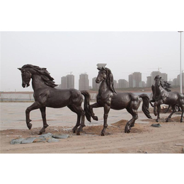 广场铜马图片-铭海雕塑(在线咨询)-广场铜马