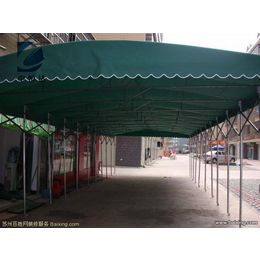 咸宁雨棚-武汉中恒达钢结构-伸缩式雨棚