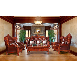 欧式红木餐桌椅定制-欧迩利红木家具-欧式红木餐桌椅