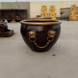 铜缸-汇丰铜雕-批量定制工艺品摆件铜缸
