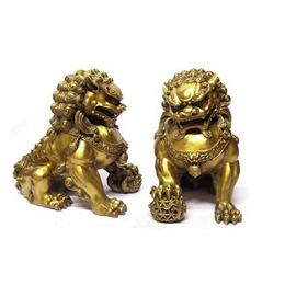 朔州卧式铸铜狮子雕塑-怡轩阁铜雕制作-卧式铸铜狮子雕塑摆件