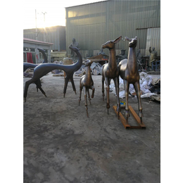 订购铸铝雕塑鹿-铸铝雕塑-唐县铸铝雕塑厂(查看)