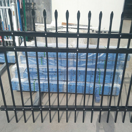 茂名黑色厂房护栏 工厂围墙栅栏 电站组装式钢管围栏