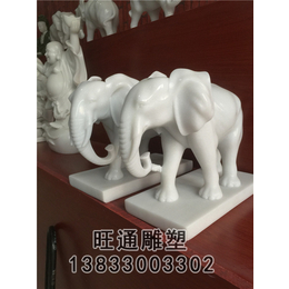 石大象-旺通雕塑厂家-石雕大象图片