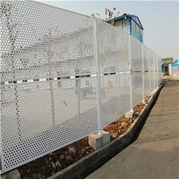 旺业金属网(图)-冲孔护栏板建筑防护板-建筑防护板