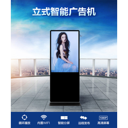 杭州鑫飞智显56寸立式播放机触摸一体机户外广告屏厂家