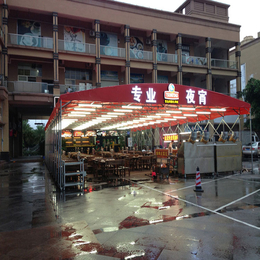 定做中恒达厂家随州大型推拉雨蓬户外遮阳雨棚简易停车篷