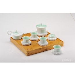 陶瓷茶具-古婺窑火·玉青瓷-陶瓷茶具礼品