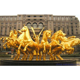 世隆工艺品-大型铜奔马雕塑摆件-朝阳铜奔马雕塑摆件