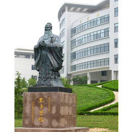 恒保发铜雕(多图)-校园孔子雕像黄铜制作-潍坊校园孔子雕像