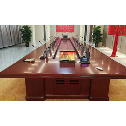 长沙会议桌-现代会议桌-格创实木升降会议桌厂家(诚信商家)