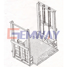 钧迈机械*-衡阳仓库用导轨式升降平台