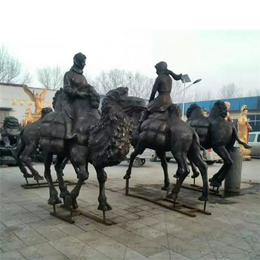世隆雕塑-铜骆驼-大型铜骆驼
